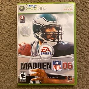Vintage Y2K EA Sports Madden NFL 06 Xbox360 Video Game
